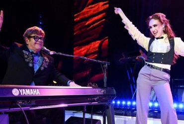 Chappell Roan and Elton John Perform ‘Pink Pony Club’ at Oscars Party