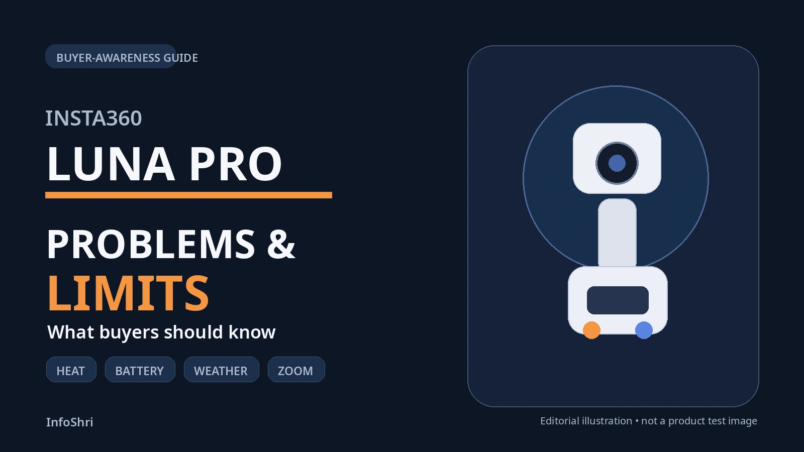 Insta360 Luna Pro Problems & Limitations: Overheating से लेकर Battery, Zoom और Waterproofing तक क्या जानें?
